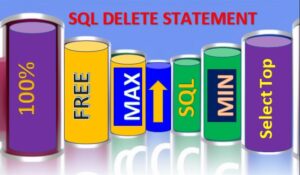 Where is use SQL delete statement.